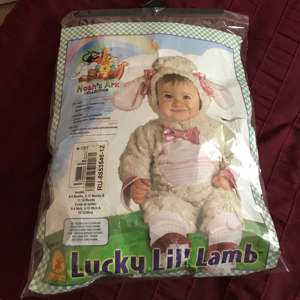 6-12 month baby lamb costume
