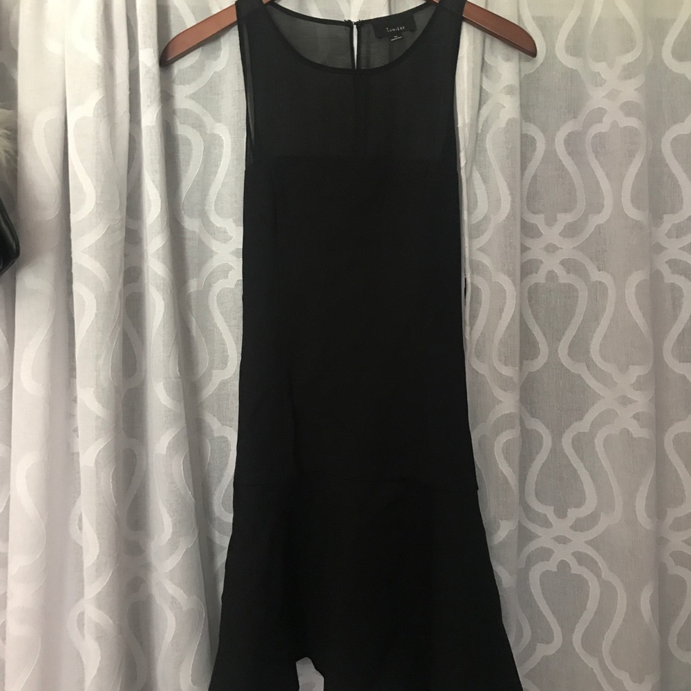 Black sheer top Dress
