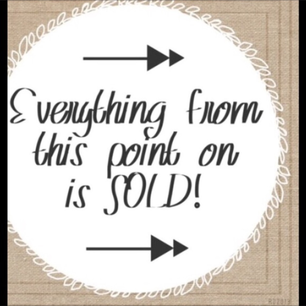 ❤️ALL SOLD ❤️