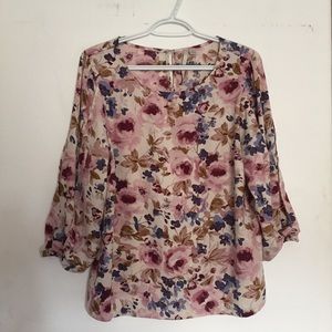 Floral Lauren Conrad Top