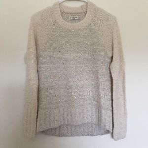 A&F Cozy knit shine sweater