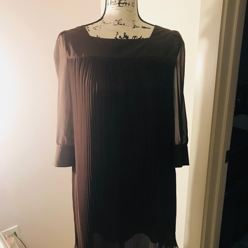 H&M Chocolate Brown Shift Dress