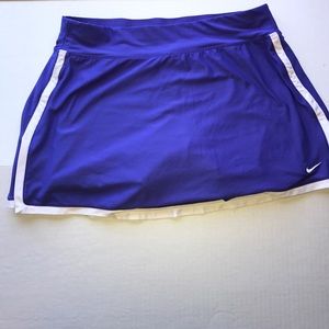 Nike Fit-dry purple gold tennis shorts skirt