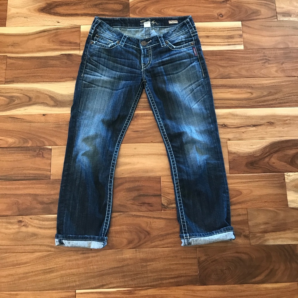 Women’s Silver Capris