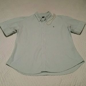 Ralph Lauren Polo Button-up Short-sleeved Size 14