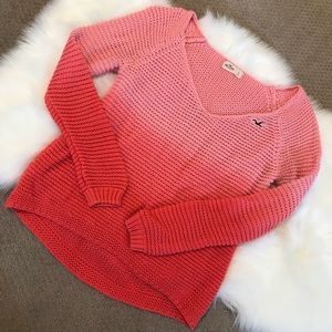 Fashion knit Hollister sweater ombré