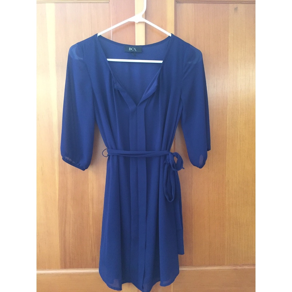 BCX navy blue dress