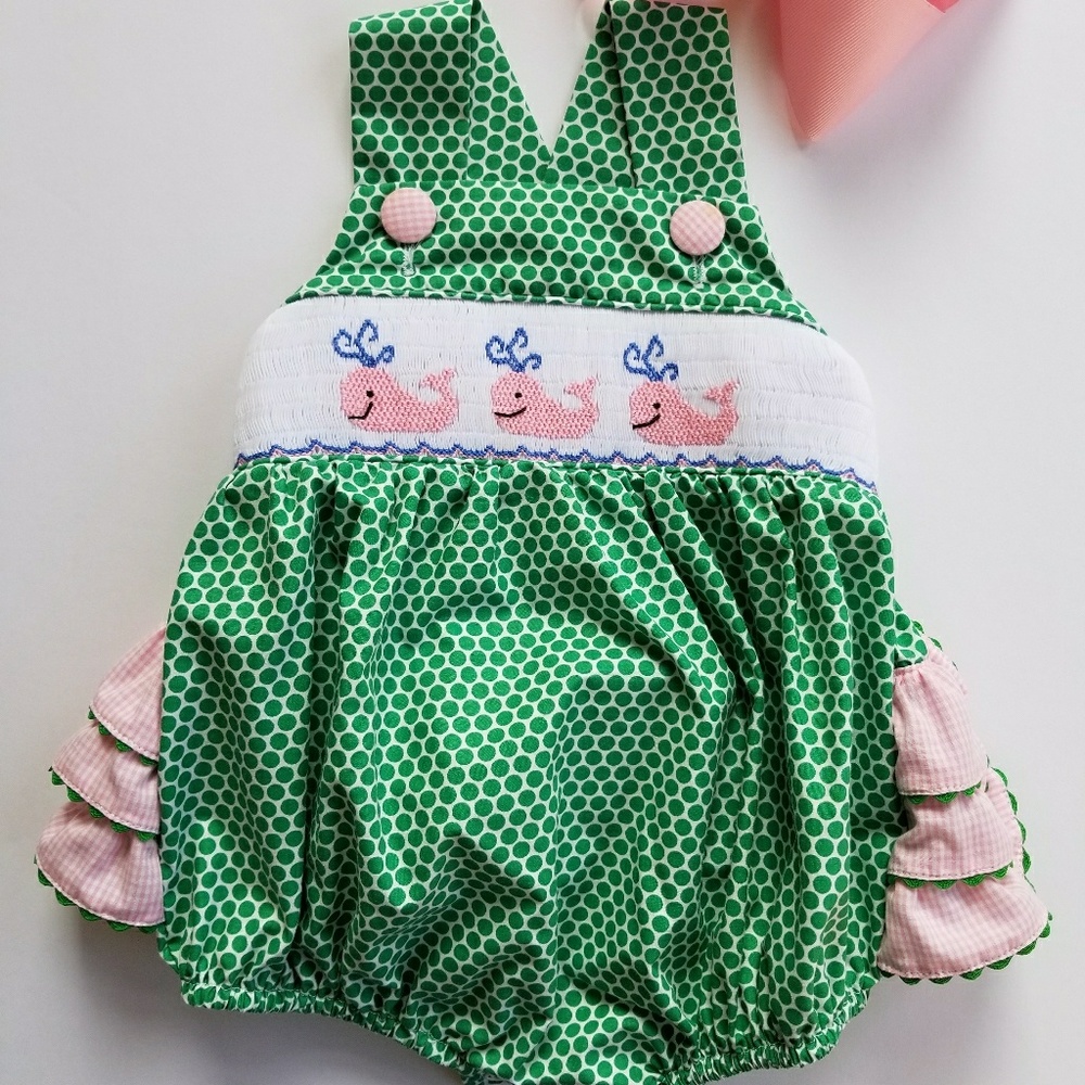 Classic Whimsy EUC Smocked Bubble