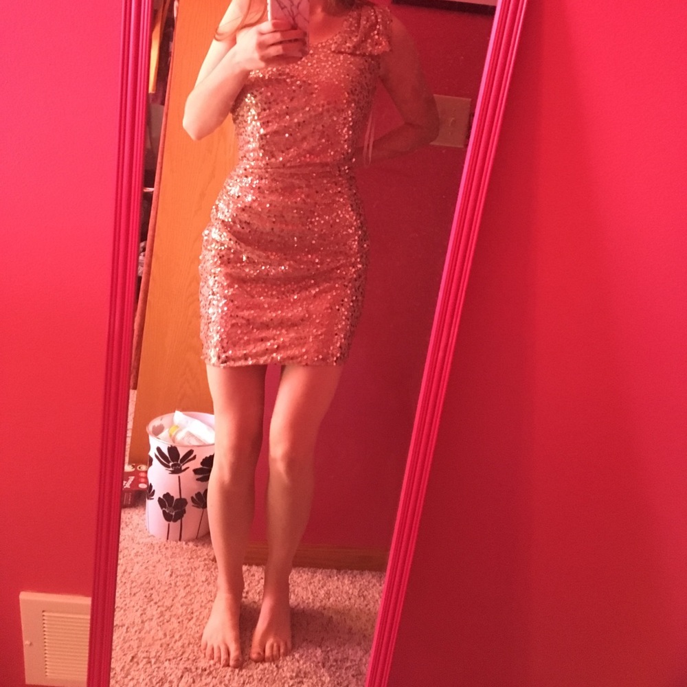 ALL SEQUIN homecoming/prom dress!