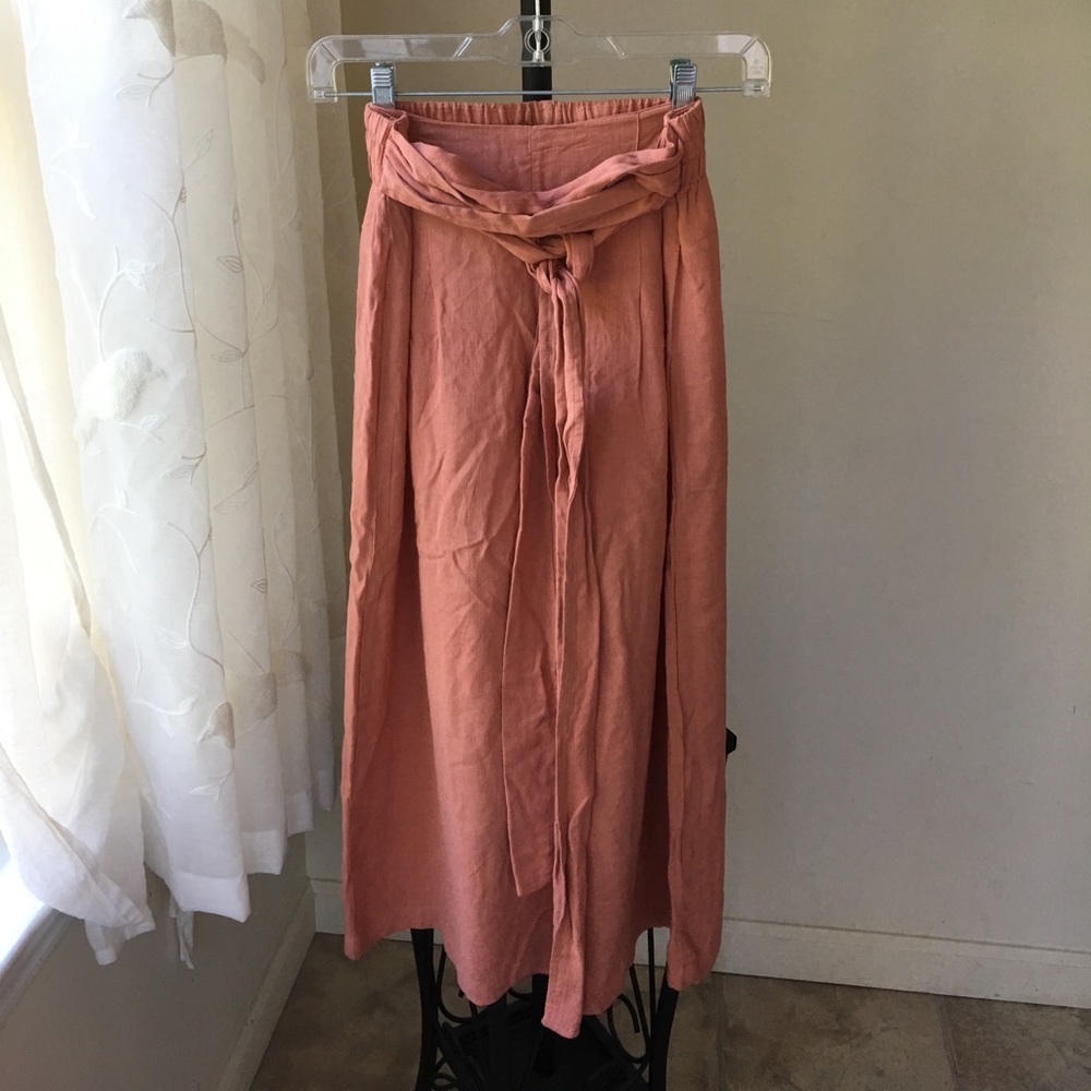 Free People S/P Persimmon Wide Leg Pants.