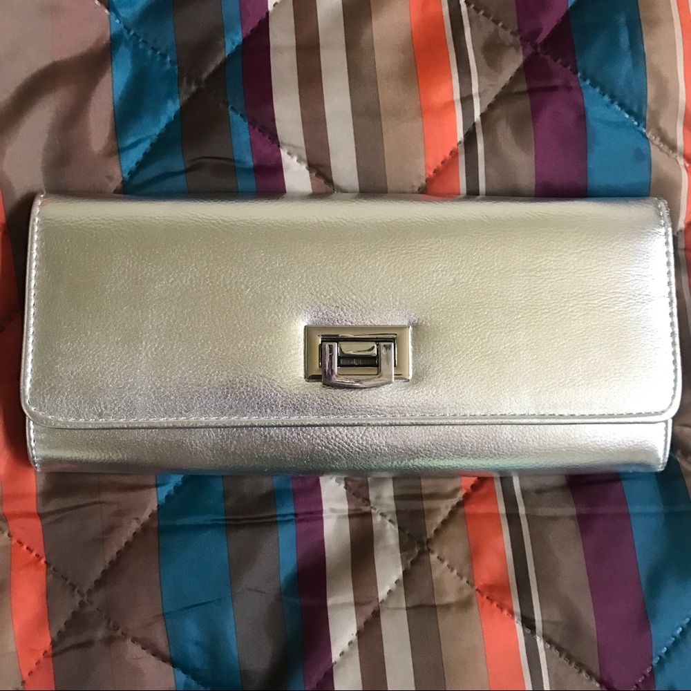 Silver Aldo Clutch