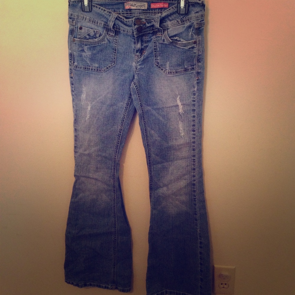 Bell bottom jeans
