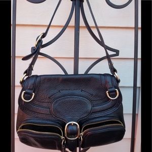 Burberry hobo leather bag