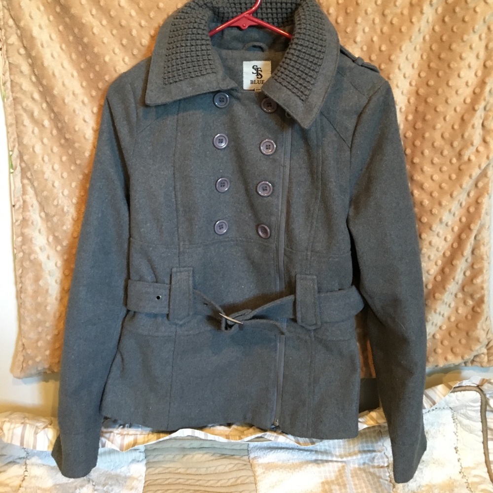 Gray Buckle Coat
