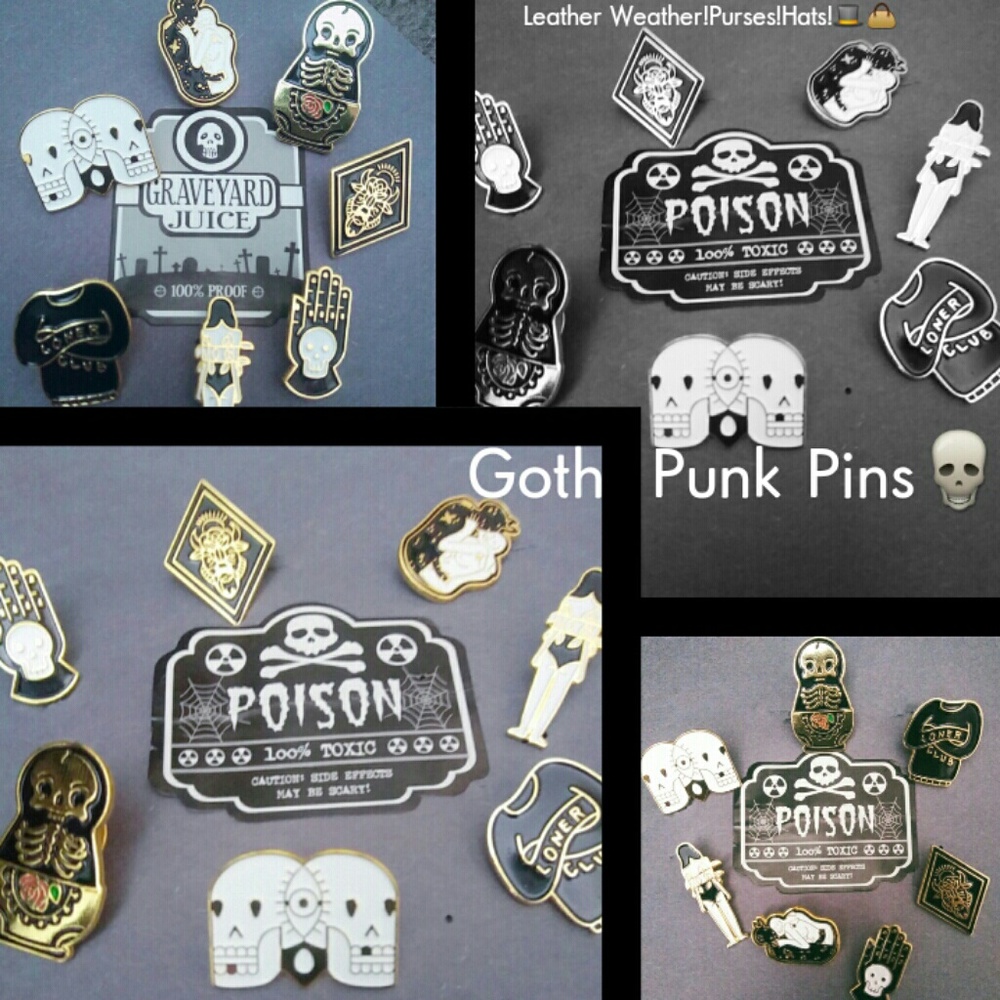 Goth Punk Pins