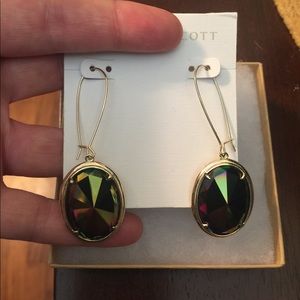 Kendra Scott Drop Iridescent Earrings