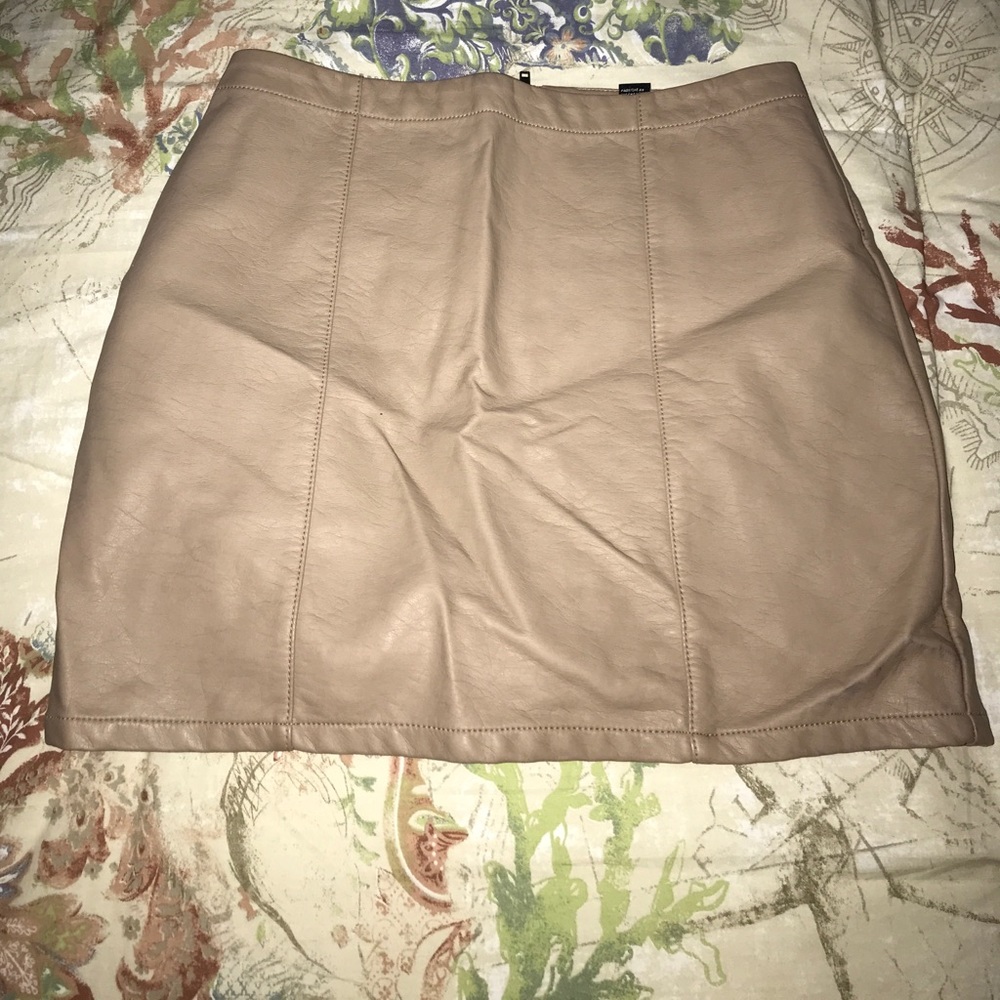 Leather skirt