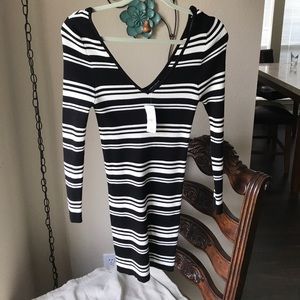 Kendall and Kylie form fitting sweater dress