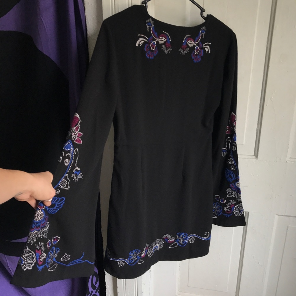 Embroidered free people dress