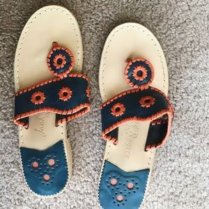 Jack Rogers Spirit Sandal Orange/Midnight