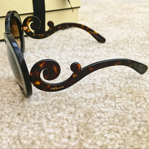Prada Baroque Tortoise Sunglasses (with case) main image 4