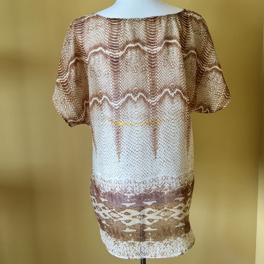Snake skin print top - Picture 3 of 3