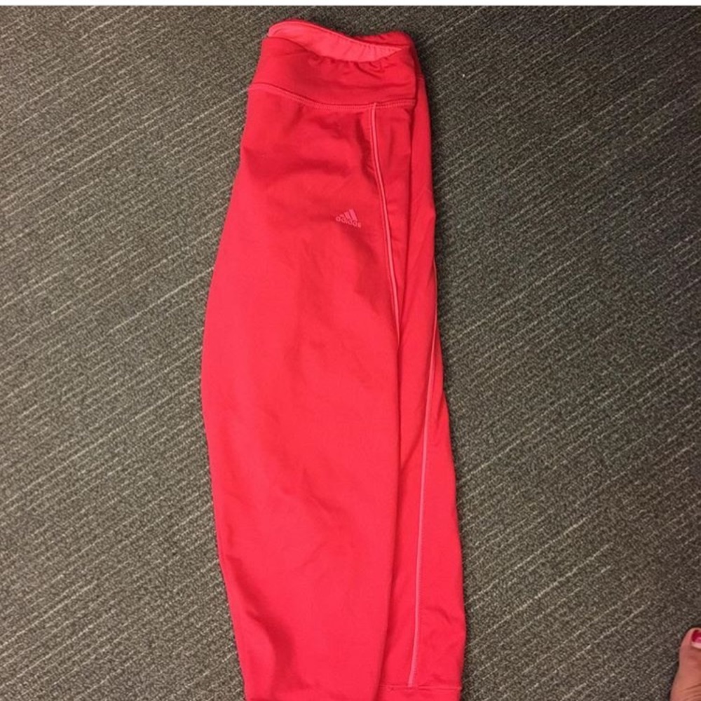 Adidas 3/4 length pink leggings