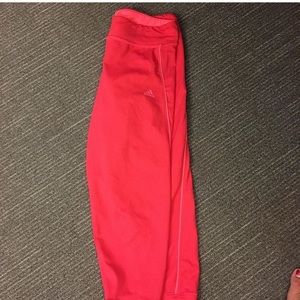 Adidas 3/4 length pink leggings