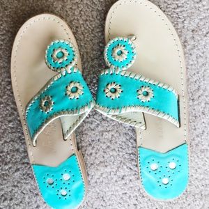 Jack Rogers Nantucket Platinum Sandal