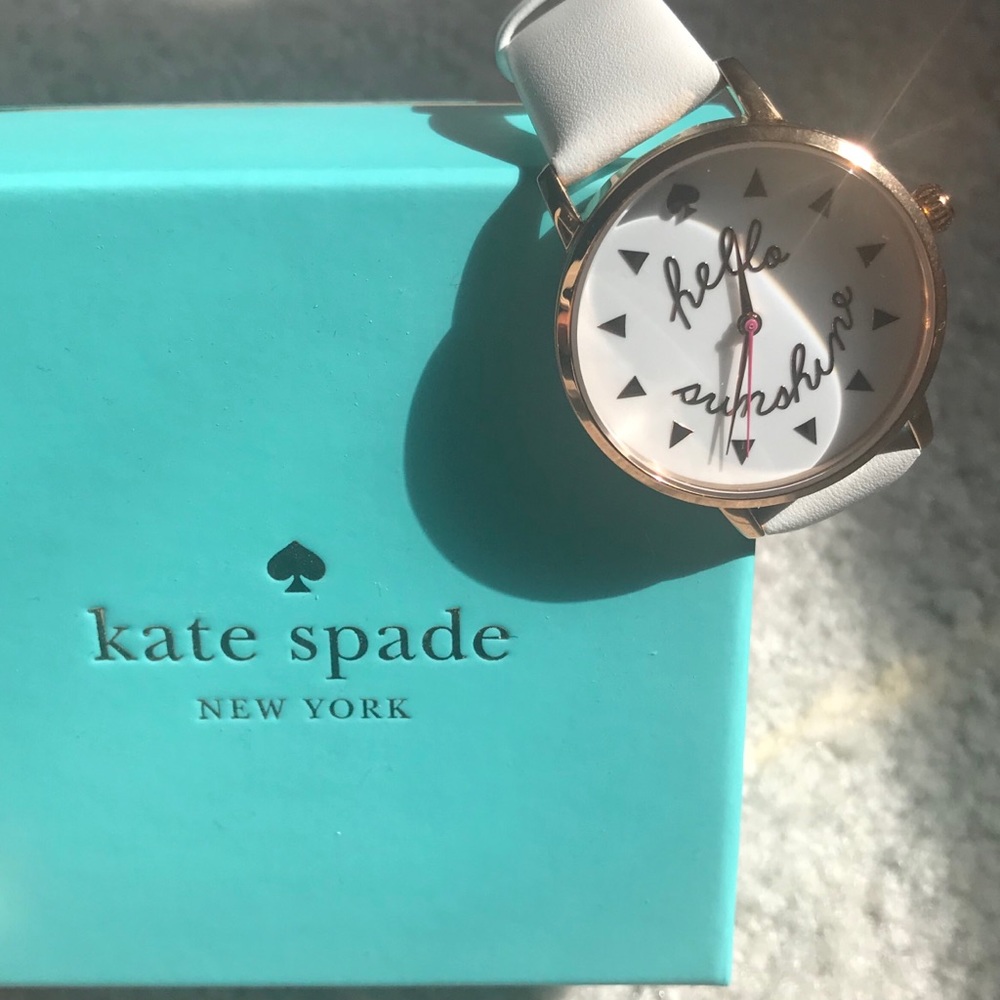 Hello sunshine! ☀️ kate spade watch!!