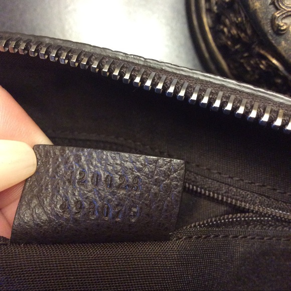 dark chocolate brown leather authentic Gucci bag - Picture 4 of 7