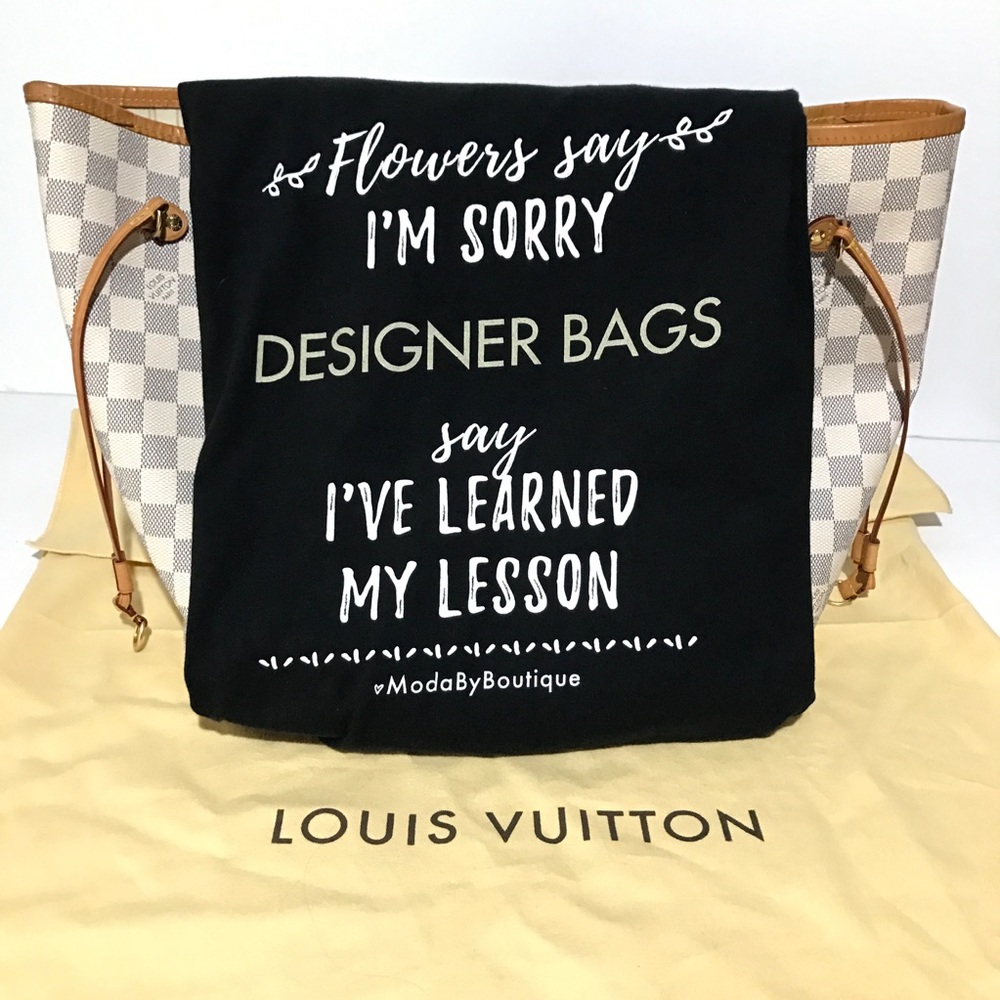 'Designer Bags' Womens Short Sleeve T-Shirt Black