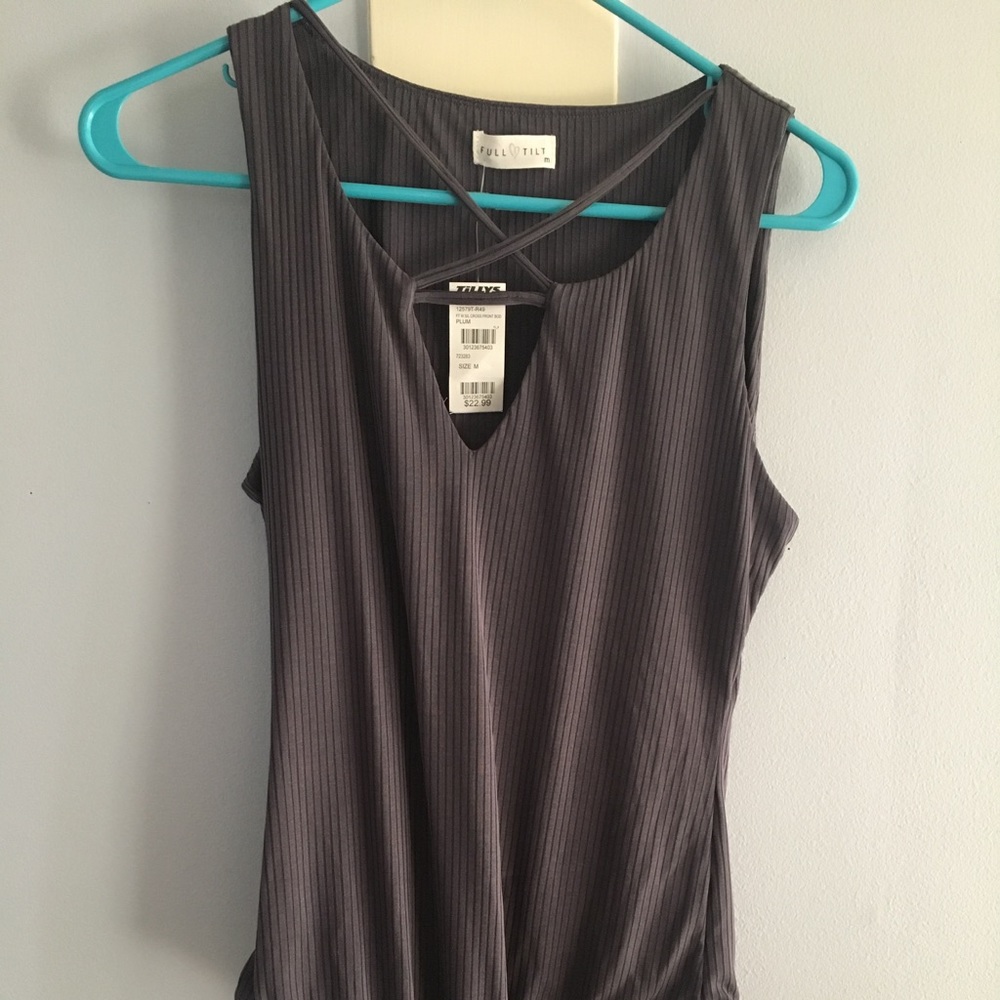 Woman's dusty purple body suit NWT