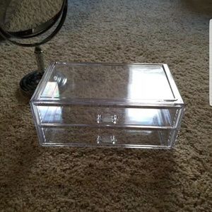 Acrylic makeup organizer
