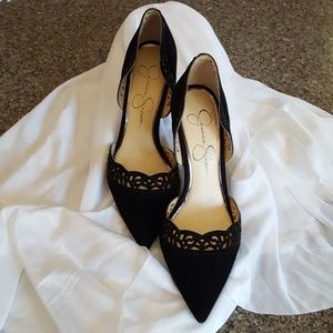 Jessica Simpson "Teriann" Suede heels NWT