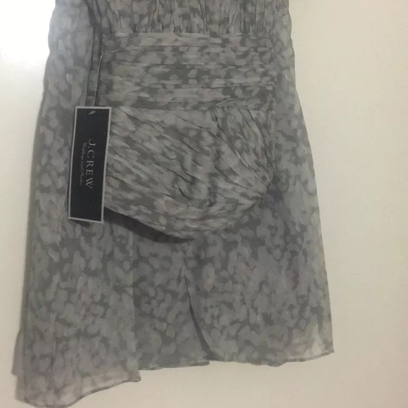 JCrew Marbella Chiffon Strapless dress - Picture 4 of 5