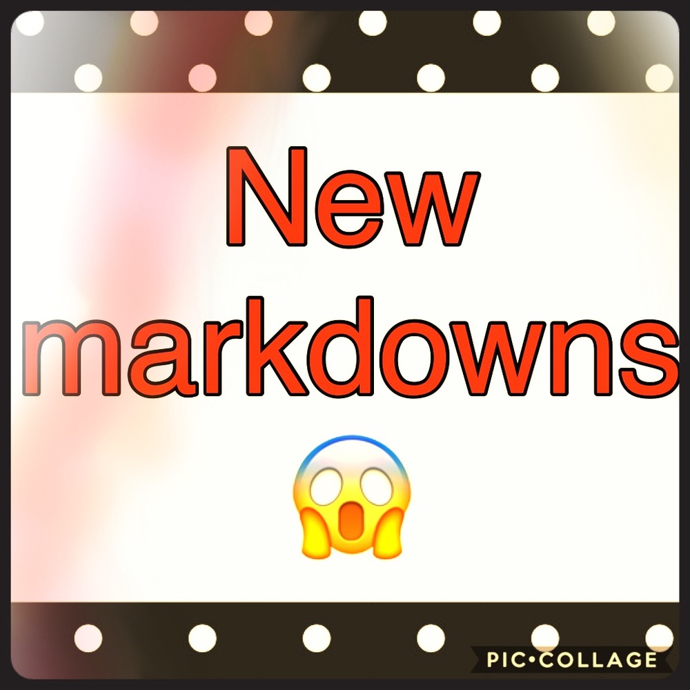MARKDOWNS IN MY CLOSET