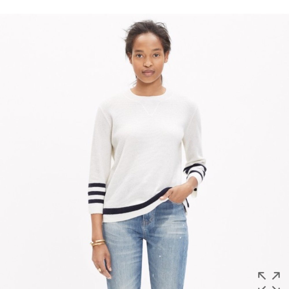 Madewell Stripes Mapbook Sweater
