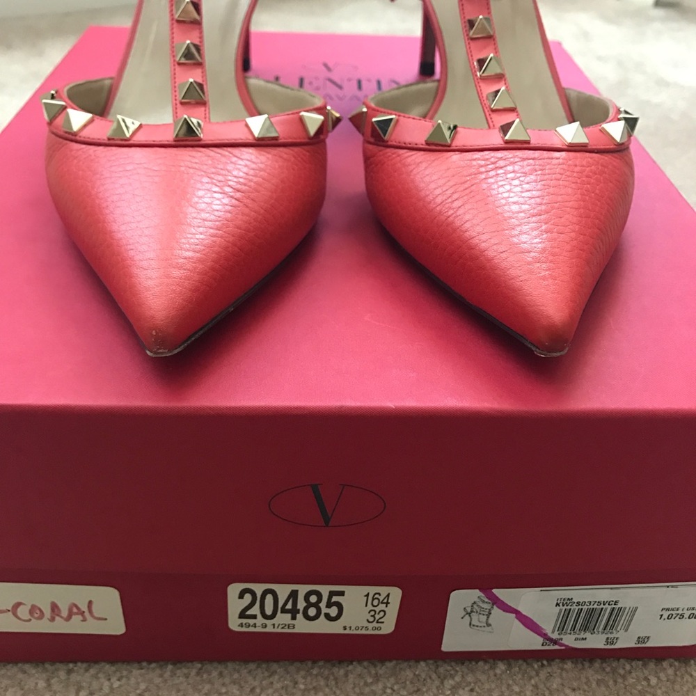 Valentino Rockstud Coral SZ 39.5 - Picture 4 of 8