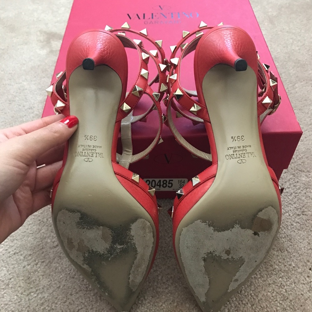 Valentino Rockstud Coral SZ 39.5 - Picture 7 of 8