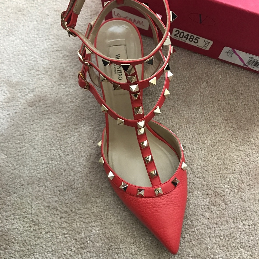 Valentino Rockstud Coral SZ 39.5 - Picture 3 of 8