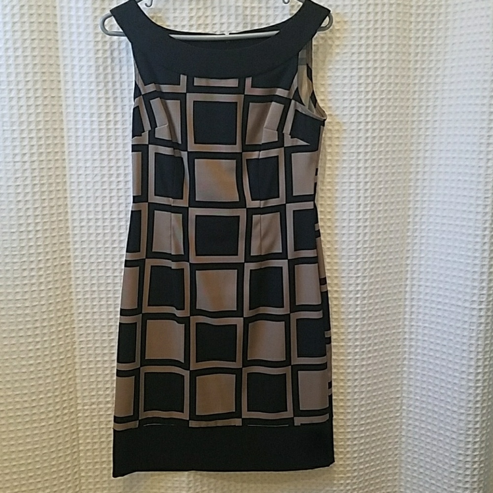 Geometric Print Dress