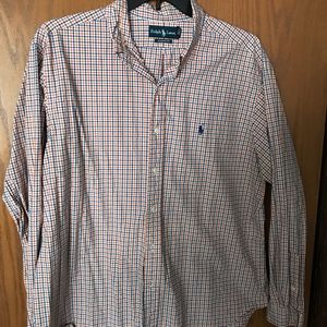 Long Sleeve Polo Button Up