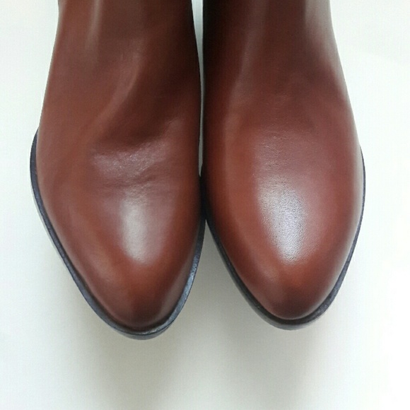 Sam Edelman Joey Leather Zip Up Ankle Boots - Picture 3 of 8