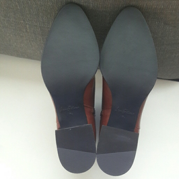 Sam Edelman Joey Leather Zip Up Ankle Boots - Picture 7 of 8