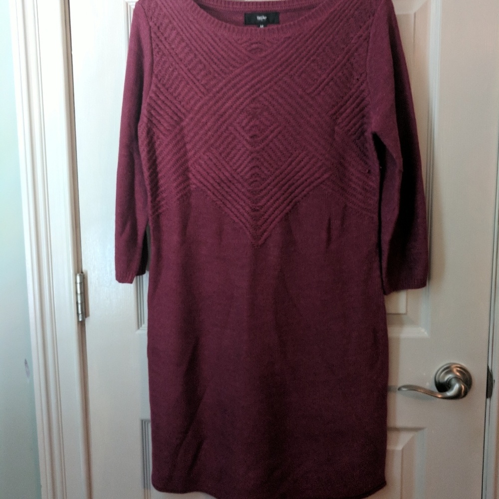 Target Fall/Winter Maroon Dress Size M