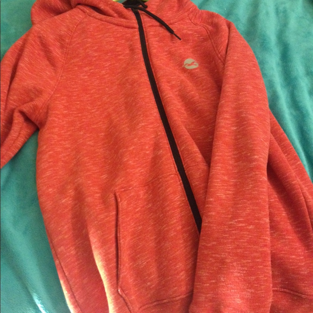 Red Zip-Up Hoodie