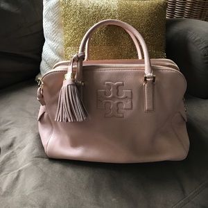 REAL Tory Burch light pink satchel