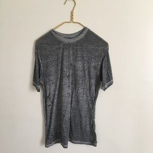 Topshop distressed crewneck boyfriend tee