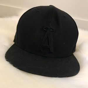 New Era black fitted hat